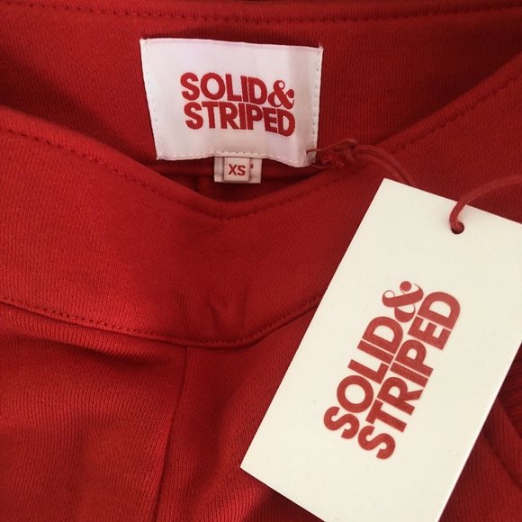 Solid & Striped Sophie Shorts Poppy Red - Picture 7 of 8